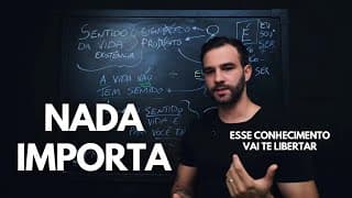A vida não tem sentido.